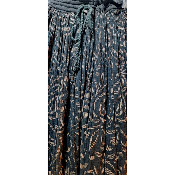 Soft, Brown/Black Maxi Skirt, Made in India M/L - Picture 2 of 6
